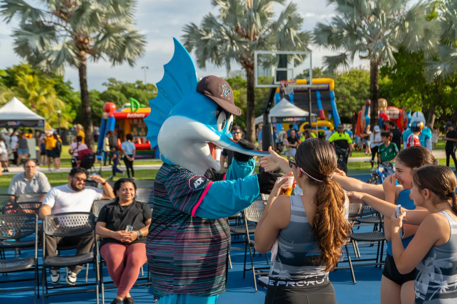Community festival activation attended by families